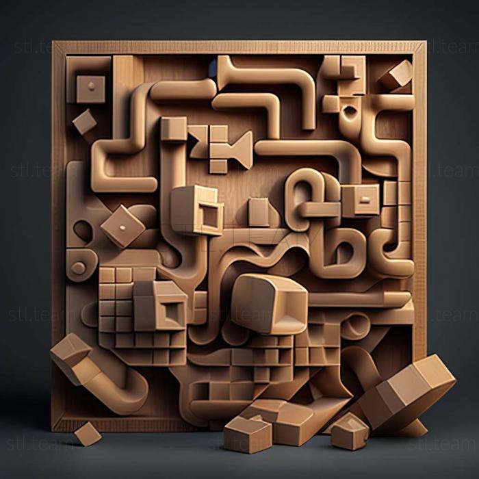 3D model Tetris game (STL)